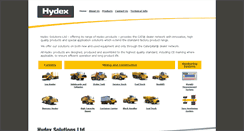 Desktop Screenshot of hydexuk.com