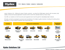 Tablet Screenshot of hydexuk.com